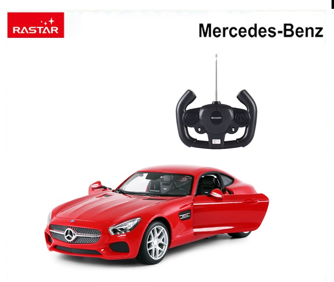 Rastar RC Auto Mercedes AMG GT 1:14 na diaľkové ovládanie, červené 
