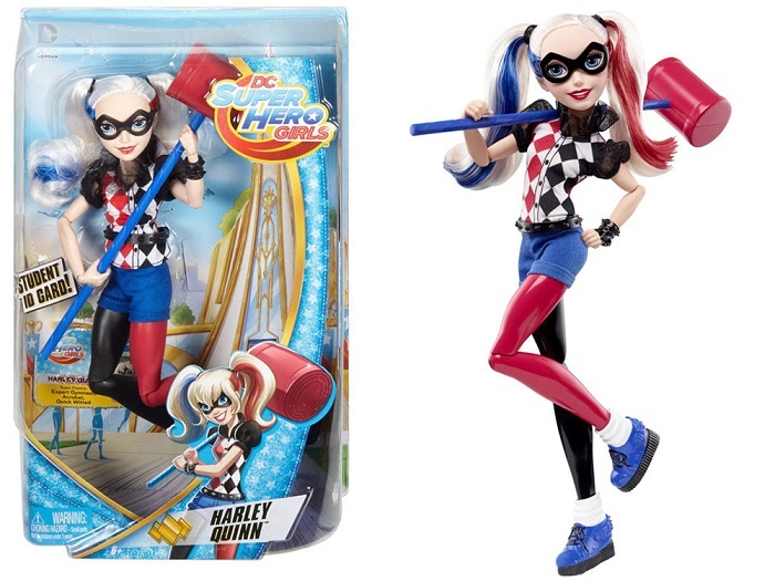 Mattel Super Hero Girls Bábika Harley Quinn