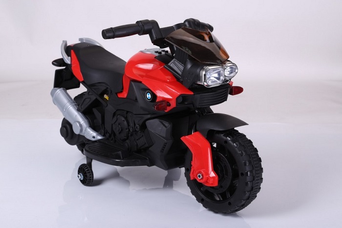 JOKO Elektrická motorka SmartBike, kožené sedadlo, červená