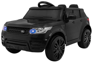 JOKO Elektrické autíčko Star Run RANGE, s diaľkovým ovládaním, odpružené, plastové kolesá, USB, MP3, čierne