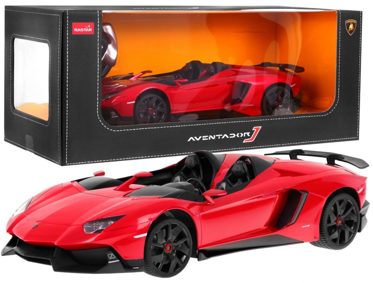 RASTAR RC Auto Lamborghini Aventador J na diaľkové ovládanie 40cm 1:12, červené