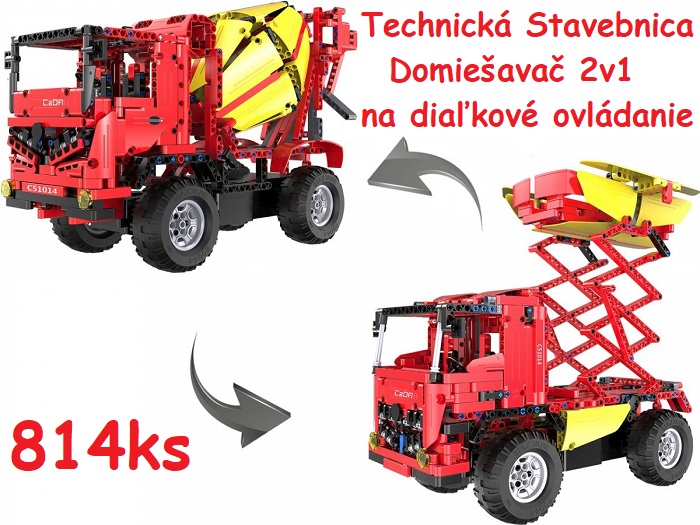 CADA Technic RC Technická stavebnica Domiešavač 2v1