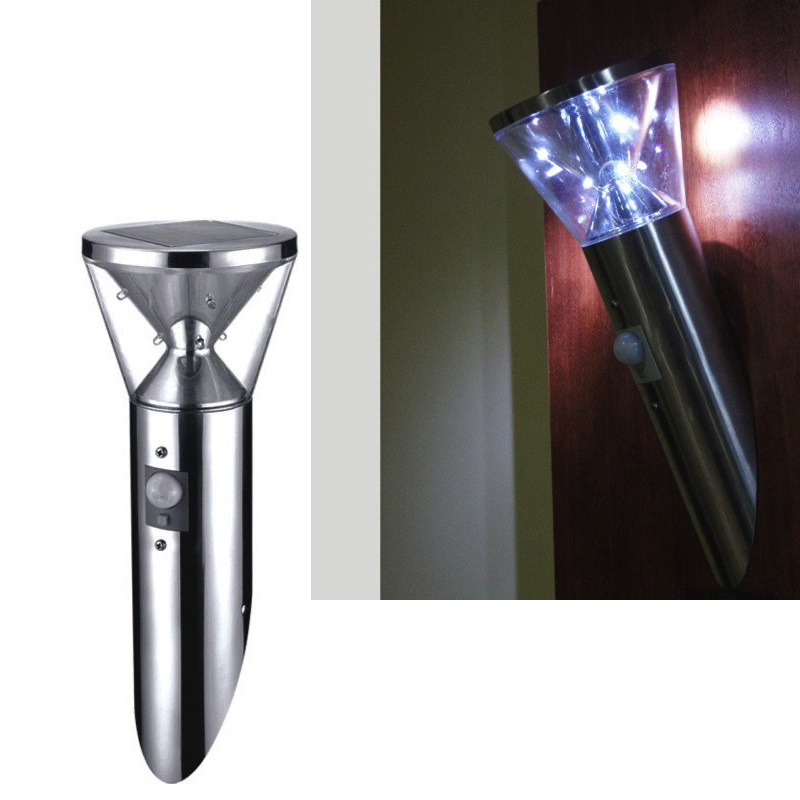 Solaris Solárna Lampa na Stenu 8 LED so senzorom Pohybu