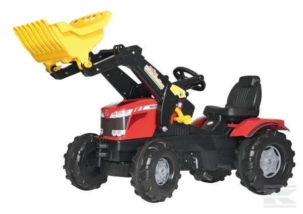 Rolly Toys, Šľapací traktor Massey Ferguson 8650 + predný nakladač, od 3 do 8 rokov