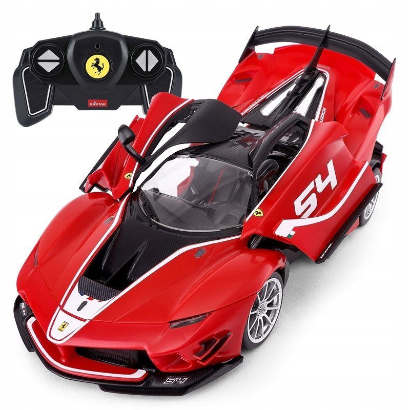 Rastar Konštrukčné autíčko RC Auto Ferrari FXX-K 1:18  Building kit na diaľkové ovládanie, červené