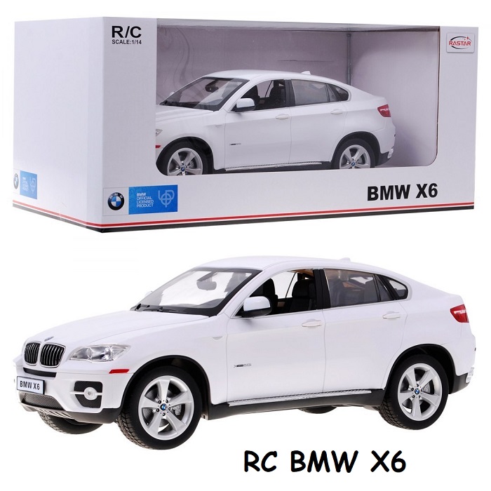 Rastar RC Auto BMW X6 1:14, biele