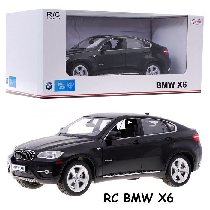 Rastar RC Auto BMW X6 1:14, čierne