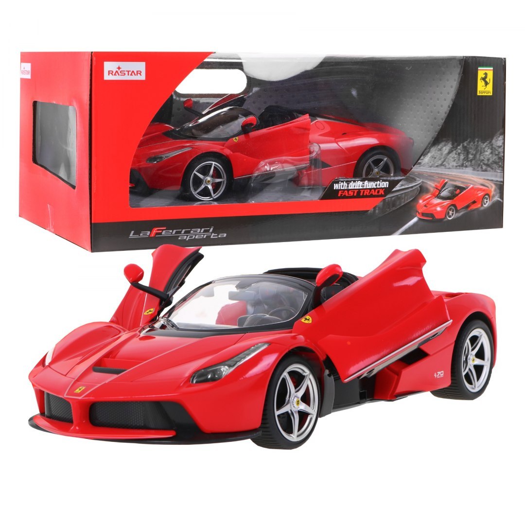 Rastar RC Auto Ferarri LaFerrari Aperta red 1:14 na diaľkové ovládanie, červené