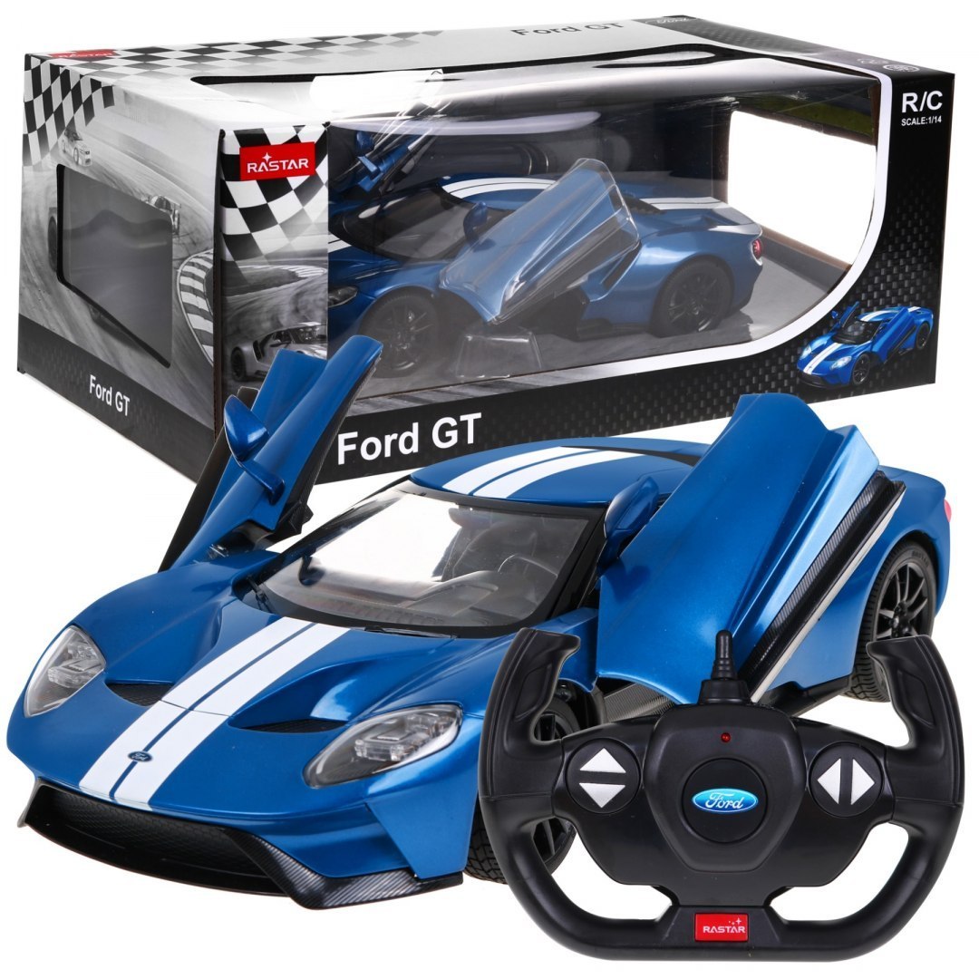 Rastar RC Auto Ford GT 1:14 na diaľkové ovládanie, modré