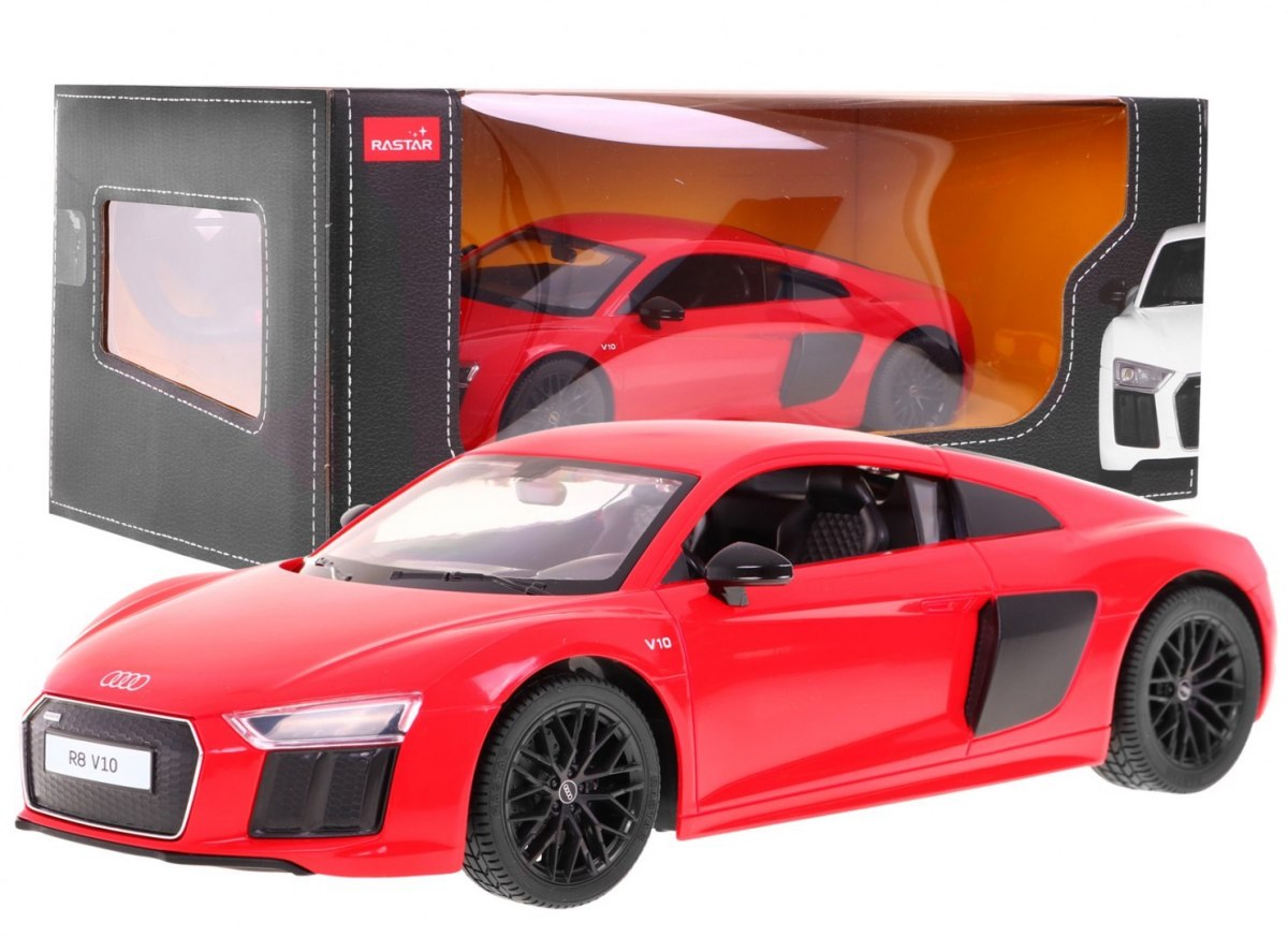 RASTAR RC Autíčko Audi R8 1:14 na diaľkové ovládanie, červené