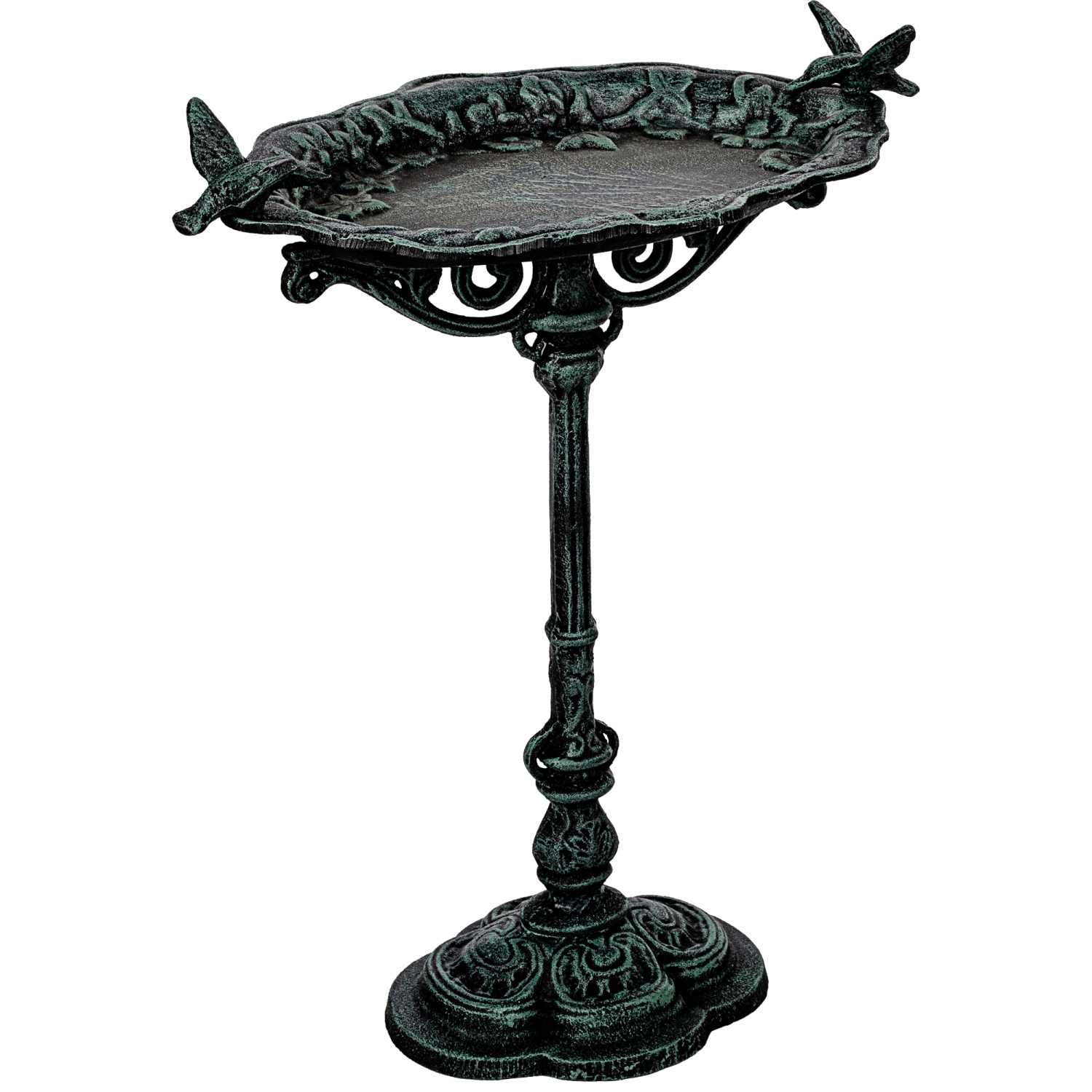 STILISTA Napájadlo pre vtákov liatinové, Antická zelená