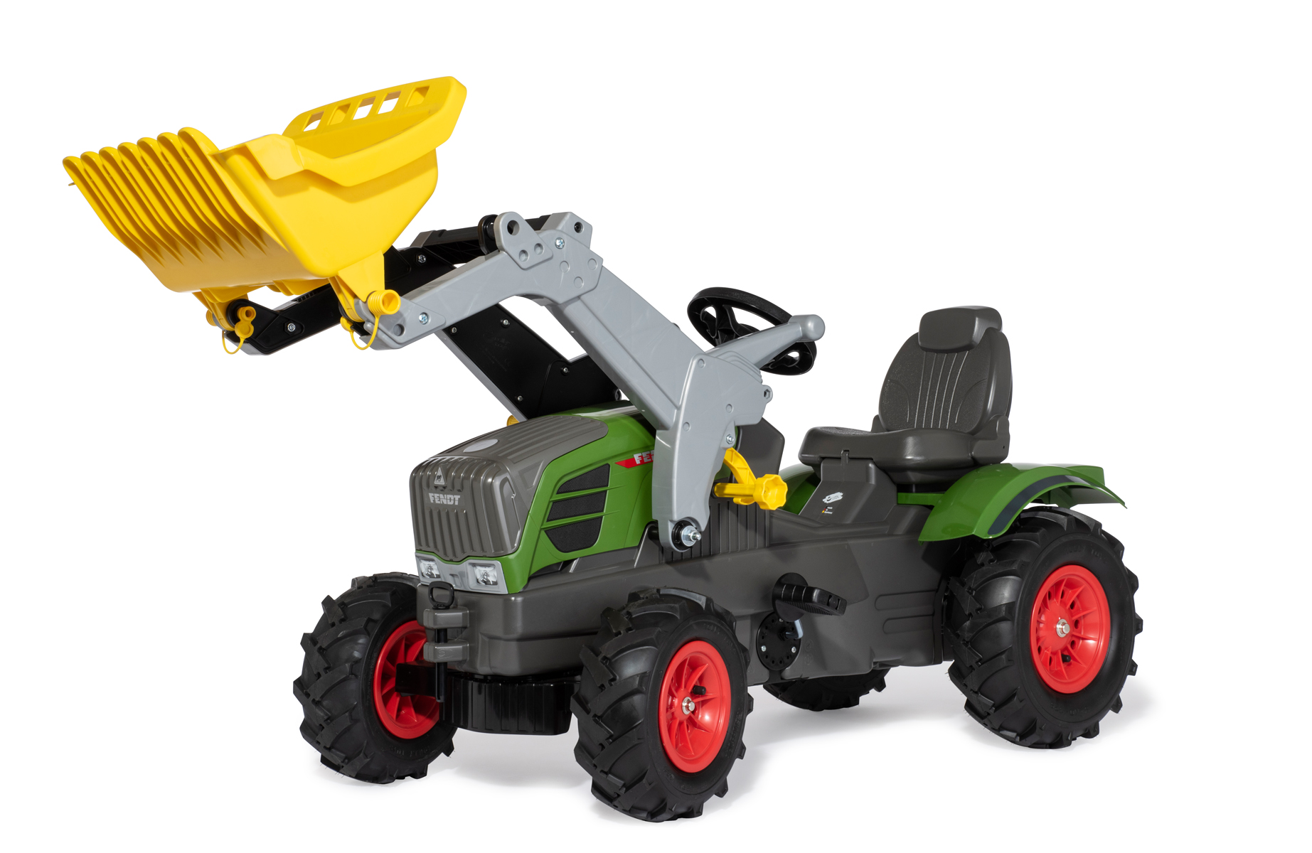 Rolly Toys, Šľapací traktor Fendt 211 Vario s nakladačom a nafukovacími kolesami, od 3 do 8 rokov