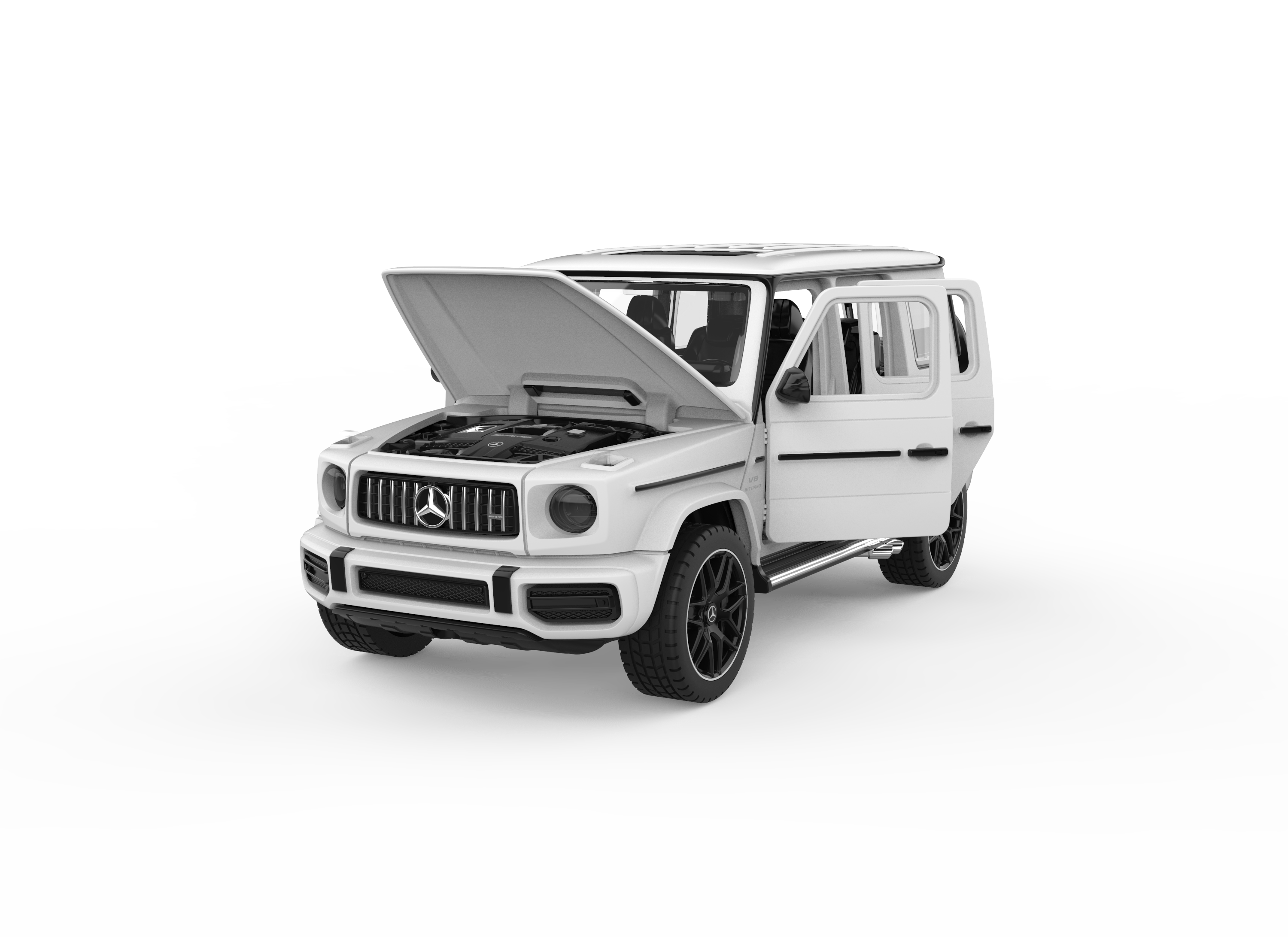RASTAR Kovový Model Autíčka Mercedes Benz AMG G63 1:32, biele 