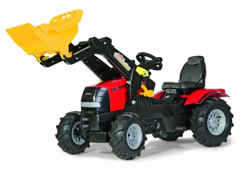 Rolly Toys Šľapací traktor Case Puma CVX 225 + nafuk. kolesá + predný nakladač