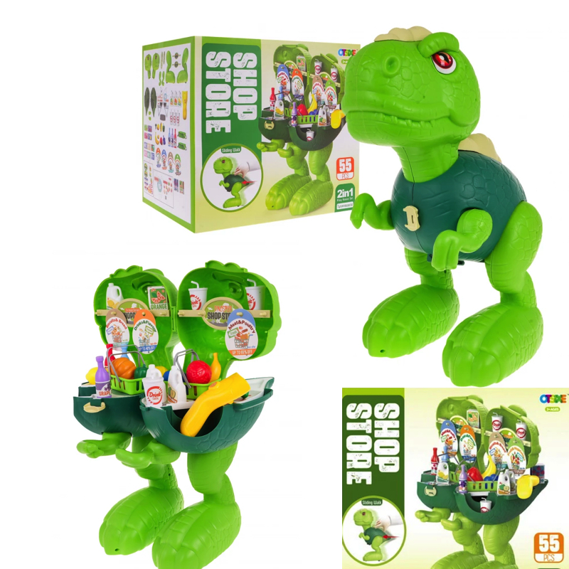 JOKO Detský Obchod Dinosaurus Tyranosaurus 55ks 2v1