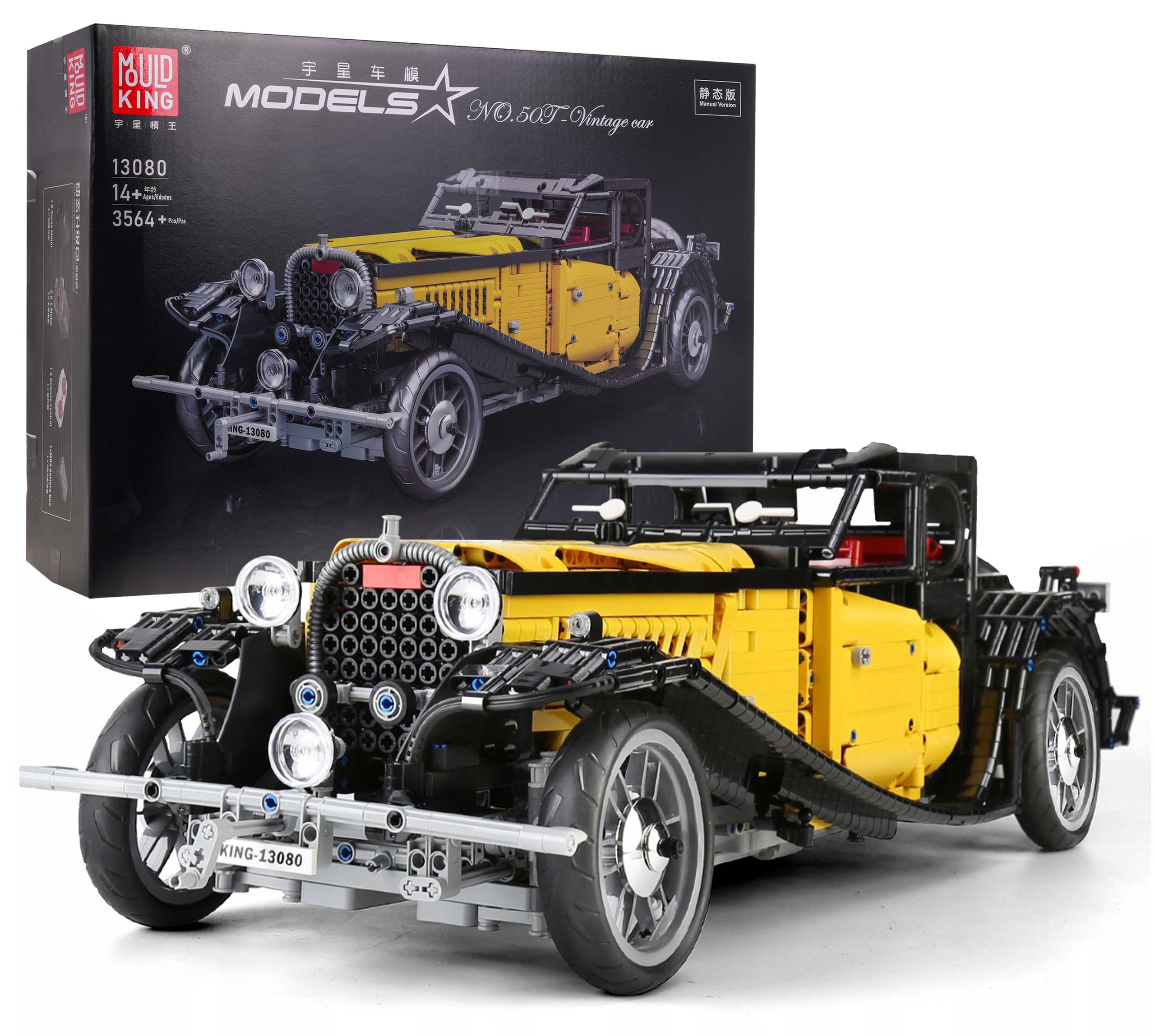 Mould King Technická Stavebnica Retro Mercedes-Benz 50T 3564 ks