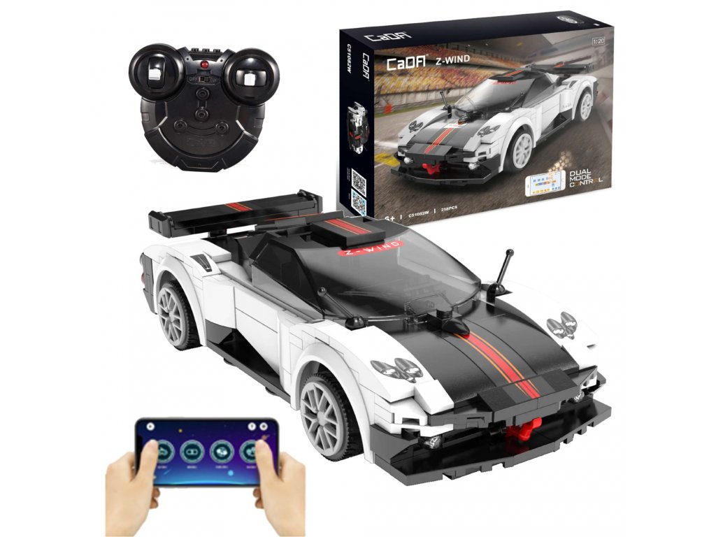 CaDa Technic - EE RC Technická Stavebnica Auto Z-WIND 258ks na diaľkové ovládanie Dual Mode Control