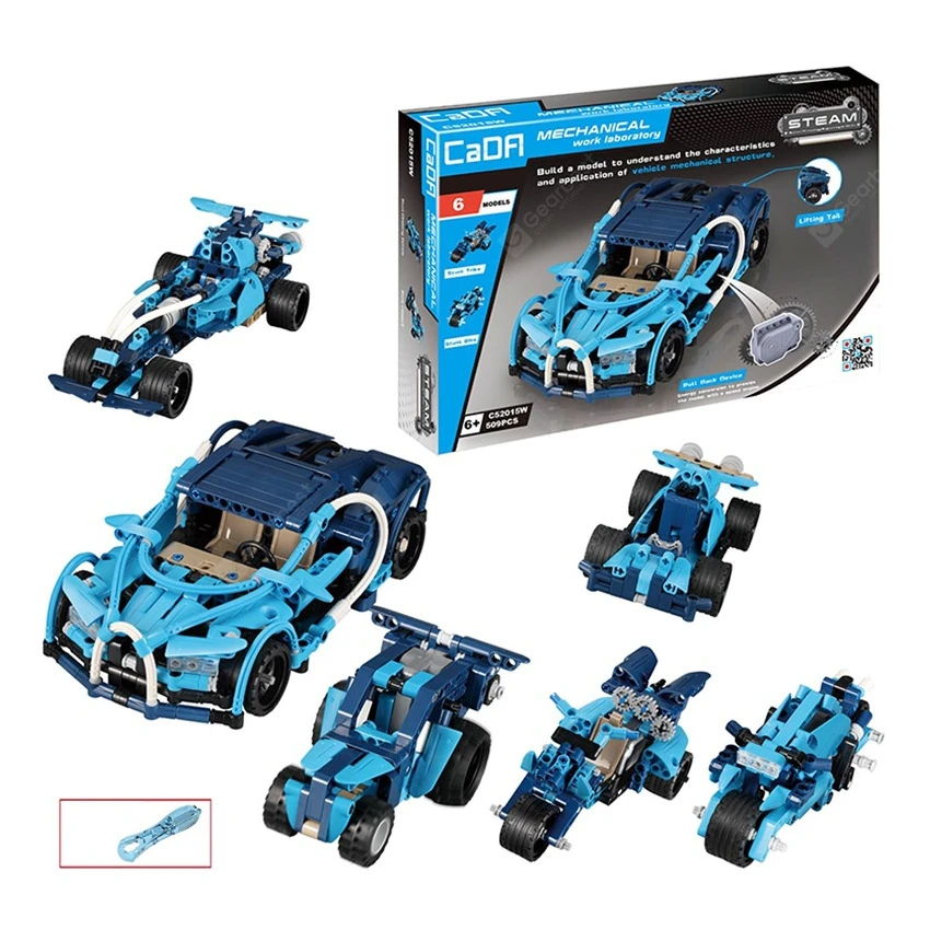 CaDa TECHNIC – EE Technická Stavebnica Kaskadérske auto 6v1 509ks