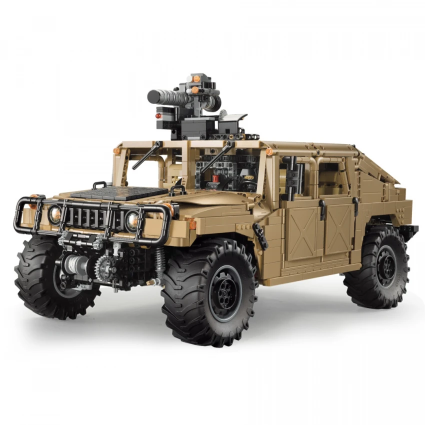 CaDa TECHNIC – EE RC Technická stavebnica Terénny Vojenský Jeep Humvee 3935ks
