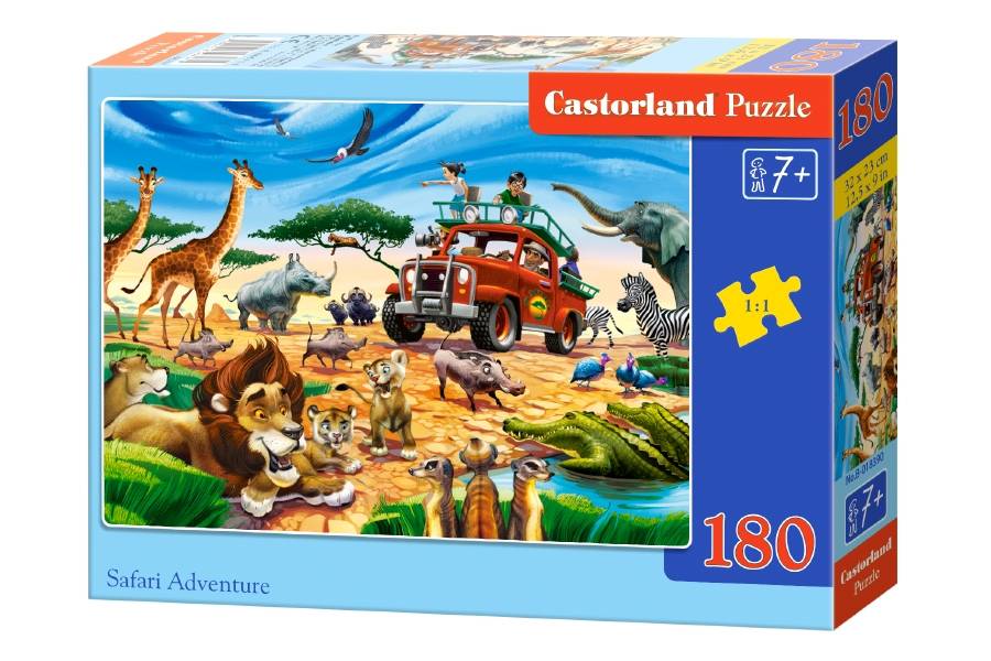 Castorland, Puzzle Výlet v Safari, 180 ks