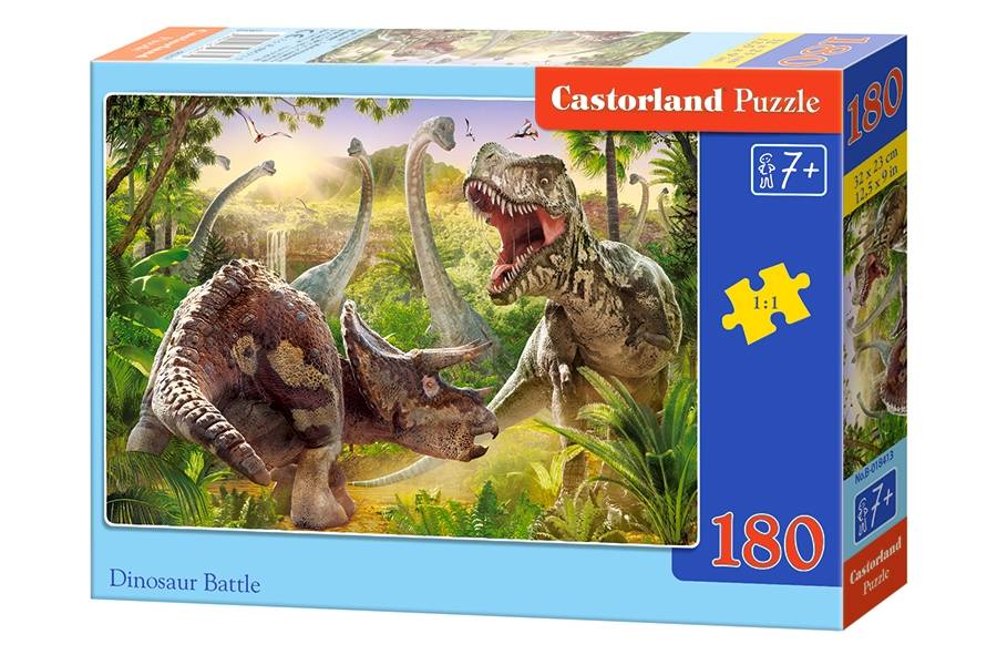 Castorland, Puzzle Dinosaury, 180 ks