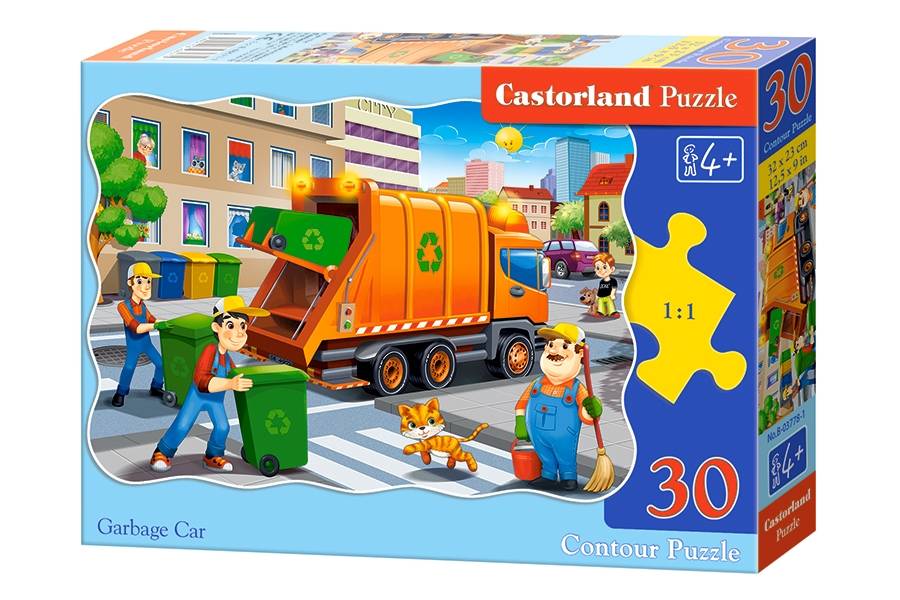 Castorland, Detské Puzzle Smetiari v akcii, 30 ks