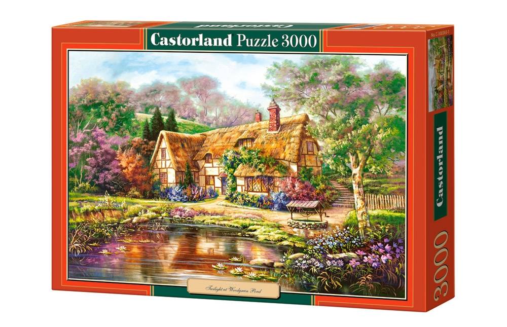 Castorland, Puzzle Súmrak nad chalúpkou, 3000 ks