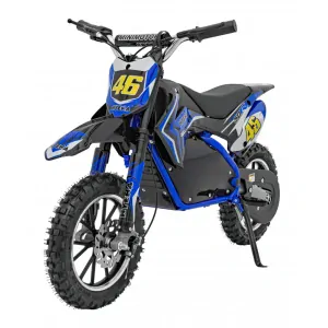 JOKO Elektrická motorka RENEGADE 50R, 500W 36V/9AH, nafukovacie kolesá, rýchlosť 24km/h, nosnosť 70kg, modrá