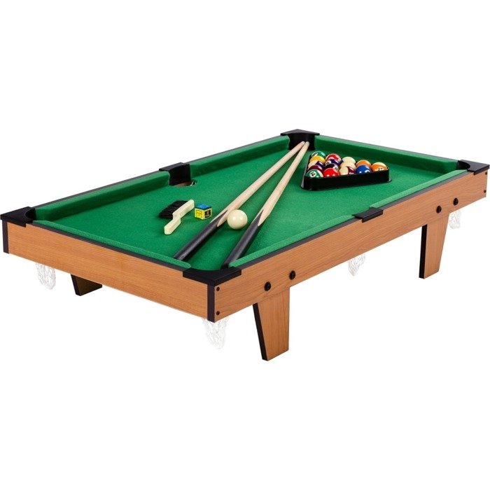 GAMES PLANET Biliardový stôl POOLER 92x51x21cm s príslušenstvom, buk