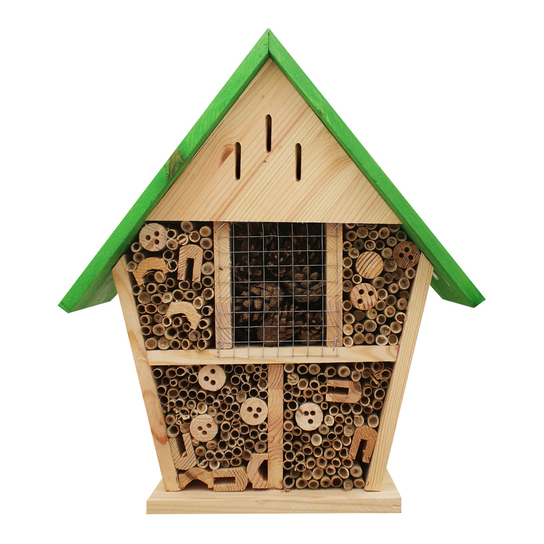 MKSTOR HMYZÍ HOTEL - Veľký Domček pre prospešný Hmyz z Ihličnatého Dreva