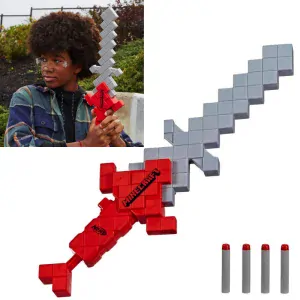 NERF Minecraft Heartstealer meč + 4 náboje