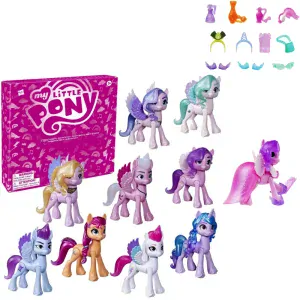 Hasbro My Little Pony Špeciálna kolekcia 9 Poníkov + Princezná Petals + 13 Doplnkov