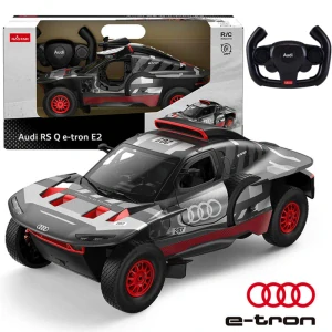 Rastar RC Auto AUDI RS Q E-tron na diaľkové ovládanie 1:14 + LED svetlá, čierne