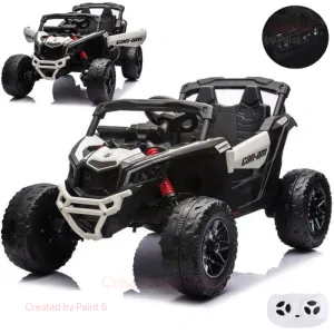 JOKO Elektrické Autíčko Buggy 4x200W 24V, kožené sedadlo, penové kolesá, biele