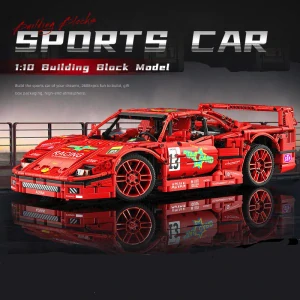 Mould King Technická Stavebnica Športové auto 2688ks, červené