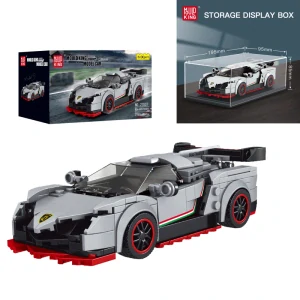 MOULD KING Technická Stavebnica Športové Auto Lambo 398ks + Vitrína, biele