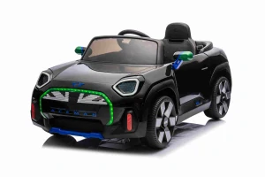 JOKO Elektrické Autíčko Mini Concept Aceman, penové kolesá, kožené sedadlo, čierne