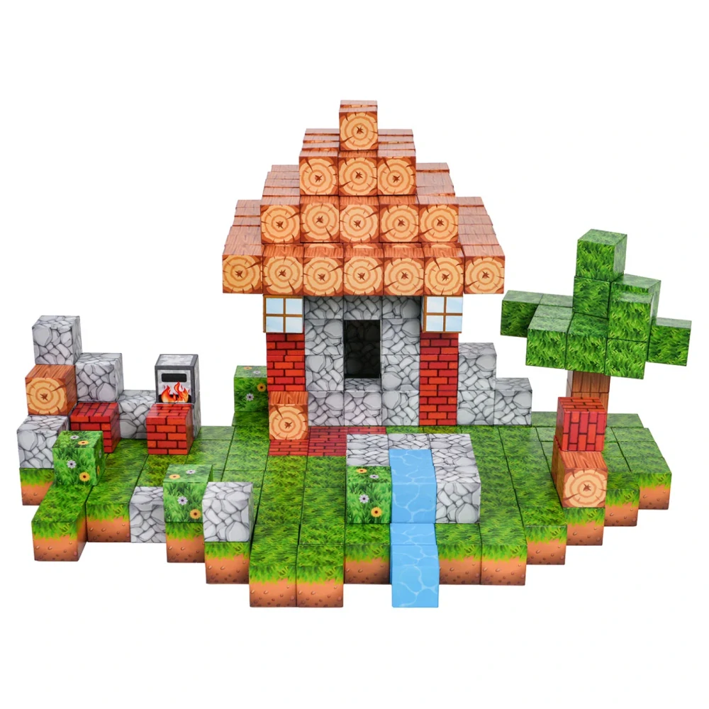 JOKO Stavebnica Magnetické kocky 312ks