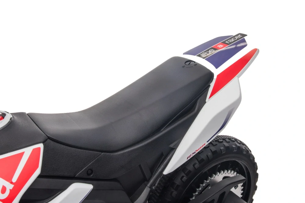 JOKO Elektrická Motorka Aprilia RX, penové kolesá, kožené sedadlo, červená