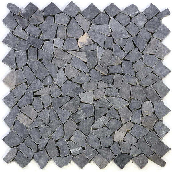 DIVERO Sada Dlaždice MATNÁ MOZAIKA Prírodný Kameň Mramor ANTRACIT 56x56cm 4ks