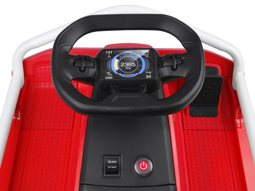 JOKO Elektrické autíčko Motokára s Driftom, rýchlosť 14km, nosnosť 50kg, červená