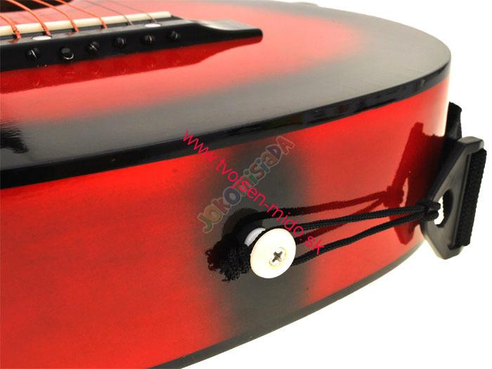 Gitara drevená lakovaná 77cm, wood