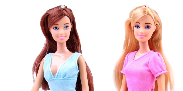 ANLILY Bábika + 5 druhov šiat + topánky + kabelky