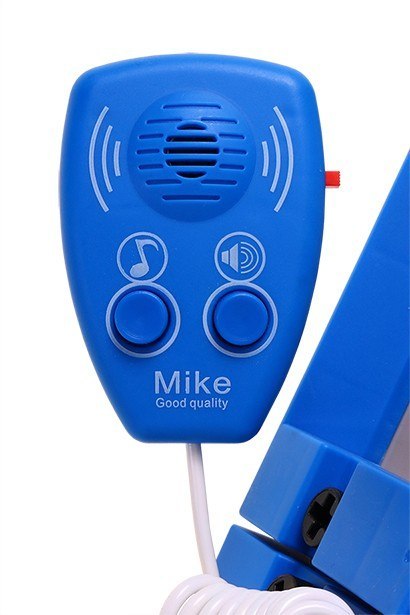 Joko Policajná stanica s vysielačkou a autom na batérie 100cm, modrá