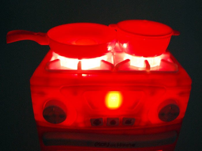 JOKO Detský plynový sporák, rúra, na batérie so svetlom a zvukom + príslušenstvom, ružový