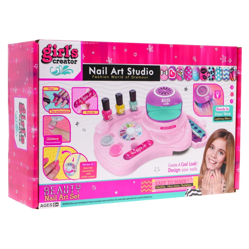 JOKO Detské Nechtové štúdio s podstavcom + sušička na batérie