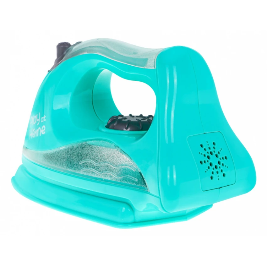 JOKO Detská Žehlička na batérie na vodu s PAROU + svetlom + zvuk, modrá