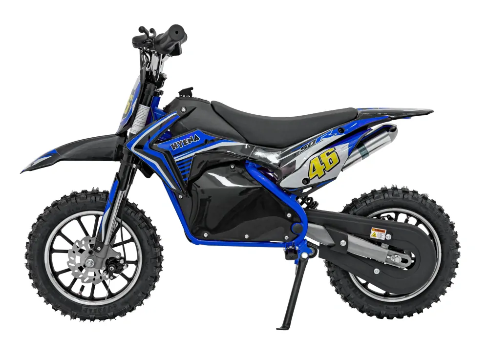 JOKO Elektrická motorka RENEGADE 50R, 500W 36V/9AH, nafukovacie kolesá, rýchlosť 24km/h, nosnosť 70kg, modrá