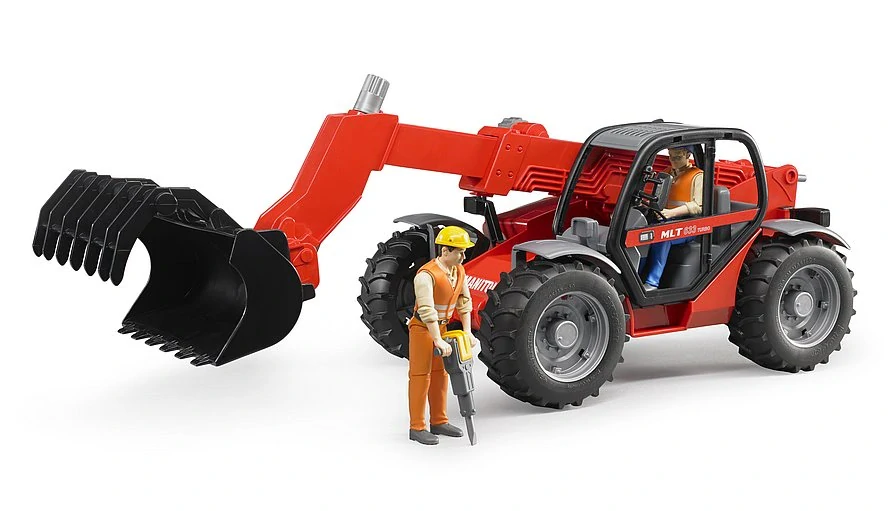 Bruder, Teleskopický nakladač Manitou, 1:16