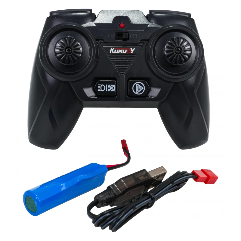 JOKO RC Traktor Buldozér na diaľkové ovládanie, červený